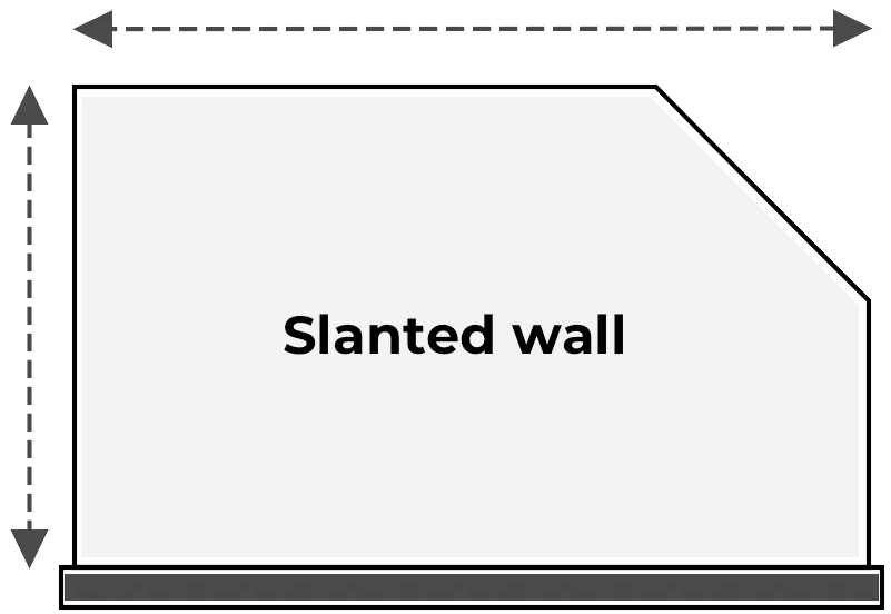 slanted-wall