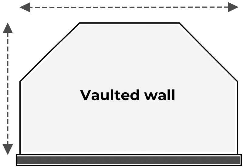 vaulted-wall