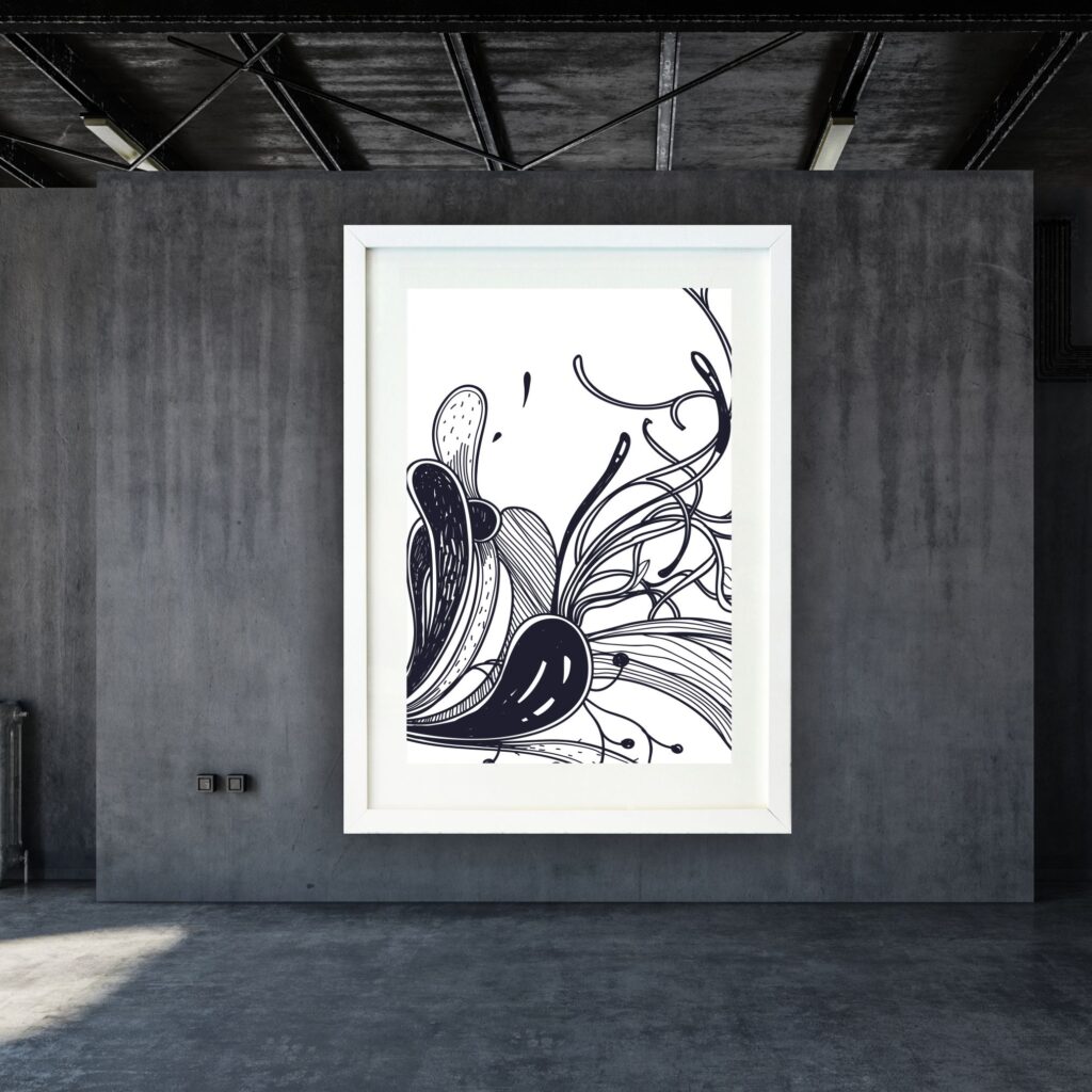 delle-venezie-line-art-poster-in-white-frame