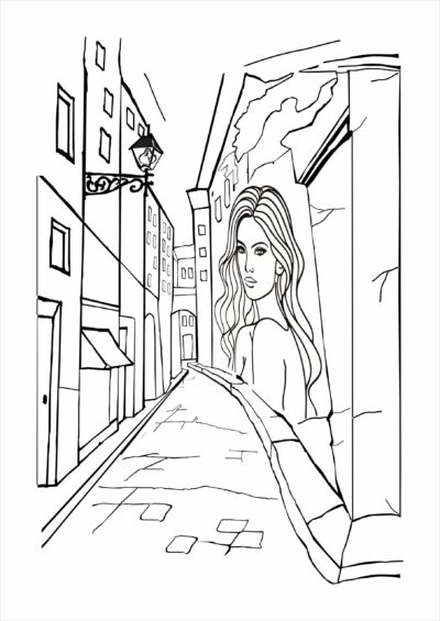 lady-belle-line-art-2