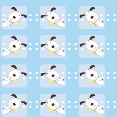 blue-snoopy-wallpaper-pattern-kids-nursery
