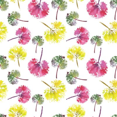 cotton-candy-wallpaper-pattern- flora-fauna