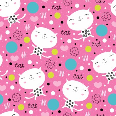 happy-cat-wallpaper-pattern-kids-nursery