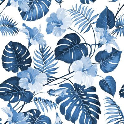 hibiscus-blue-wallpaper-pattern-flora-fauna