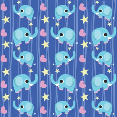 i-luv-elephants-wallpaper-pattern-kids-nursery
