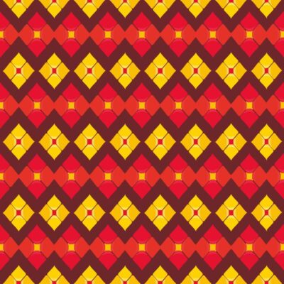 poinciana-red-wallpaper-pattern-retro-vintage