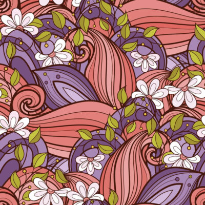 purple-daisy-swirls-wallpaper-pattern-art-deco