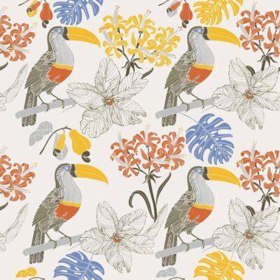toucan-wallpaper-pattern-flora-fauna